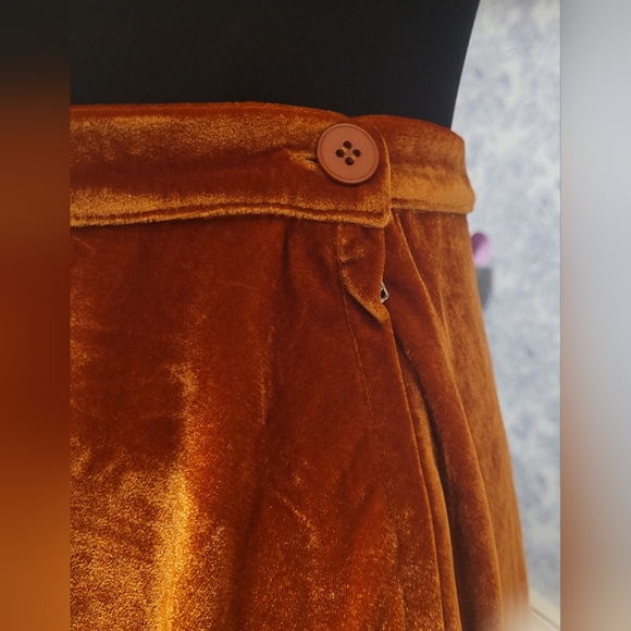 Real History Repeating Velvet Mini Skirt - Picture 3 of 8